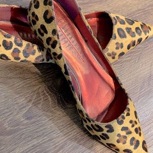 Leopard Print Flat Shoes